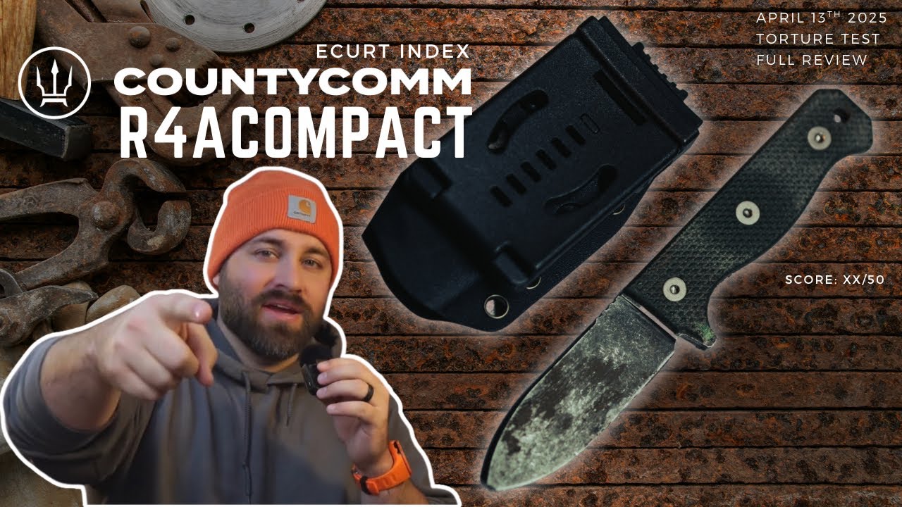 CountyComm R4A Compact Knife Review & Torture Test | Full EDC Breakdown (2025)