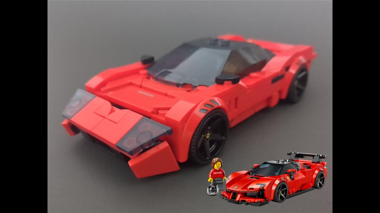 77254 2005 Ford GT40 - Lego Speed Champions Alternative MOC Tutorial