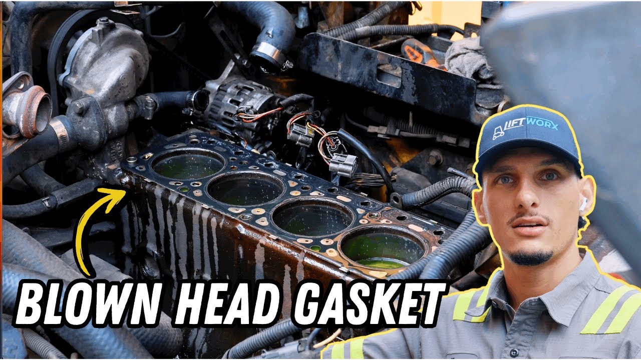 CRACKED HEAD?? - Forklift Head Gasket Repair, NO START Troubleshooting on a GENIE & More!