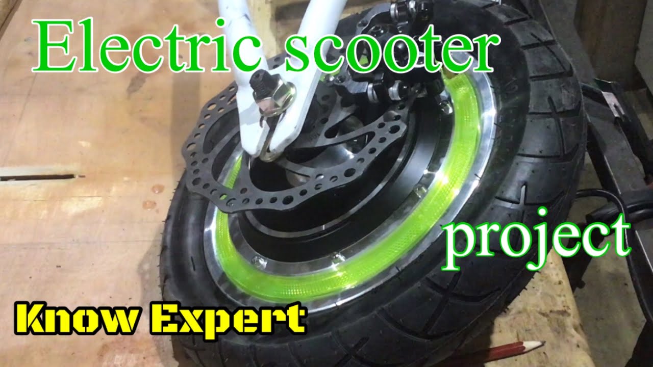 DIY 36v 500 watt electric scooter project.