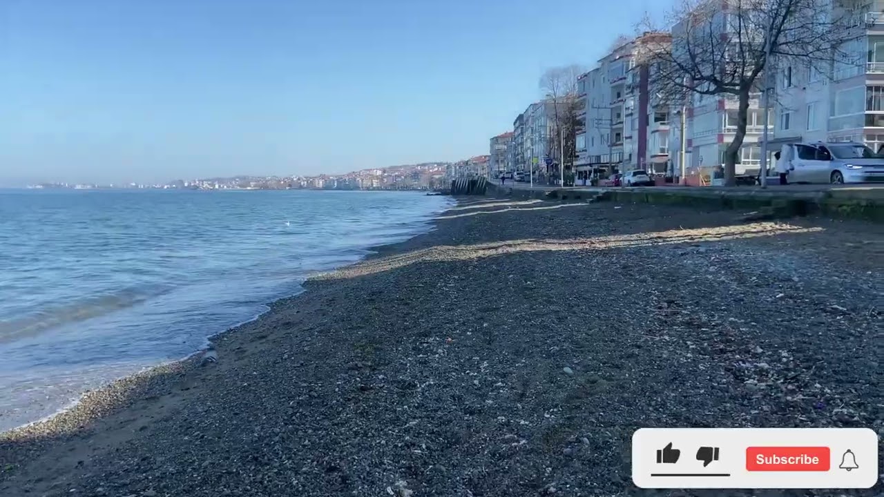 Walking the Beautiful Çınarcık Seafront in Yalova – A Hidden Gem! #naturewalk #beachwalk #hiddengem