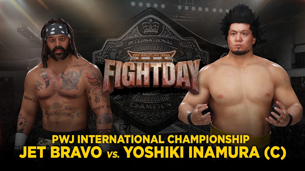 FIGHTDAY 02 | PWJ INTERNATIONAL CHAMPIONSHIP Match: YOSHIKI INAMURA (C) vs JET BRAVO