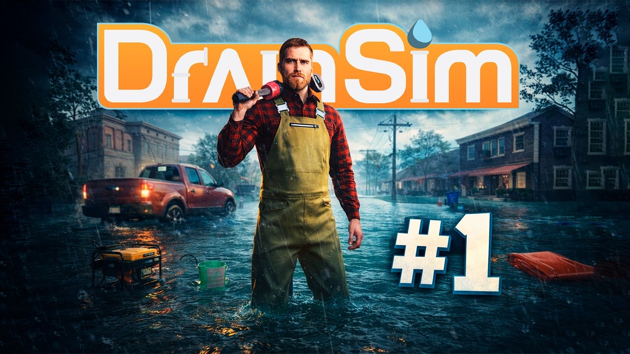 ИГРА ПРО ЗАСОРЫ И НАВОДНЕНИЯ Прохождение DrainSim на русском языке #1