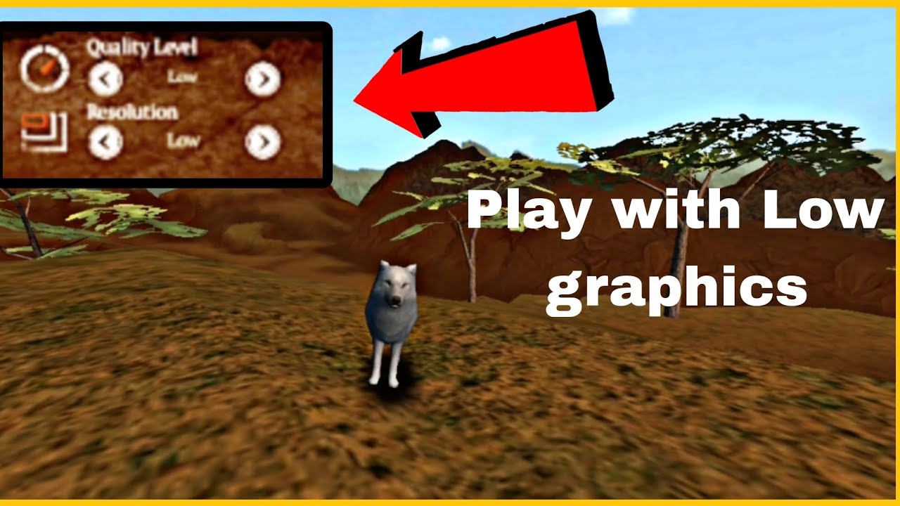 The wolf - How good are low graphics?