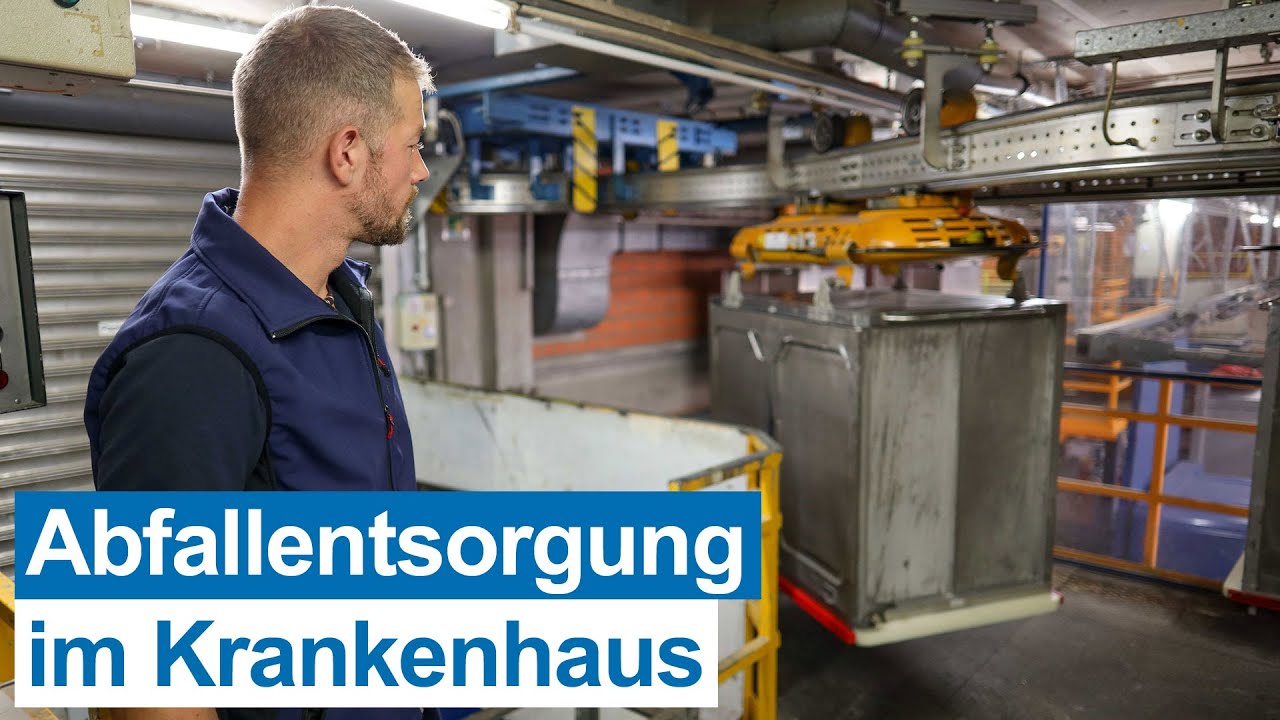 Automatischer Abfalltransport - So funktioniert Abfallentsorgung im Krankenhaus