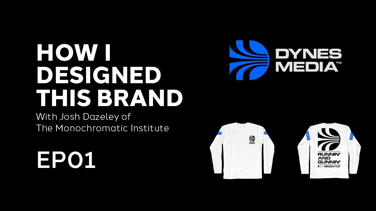 How I Designed This Brand | Dynes Media by The Monochromatic Institute