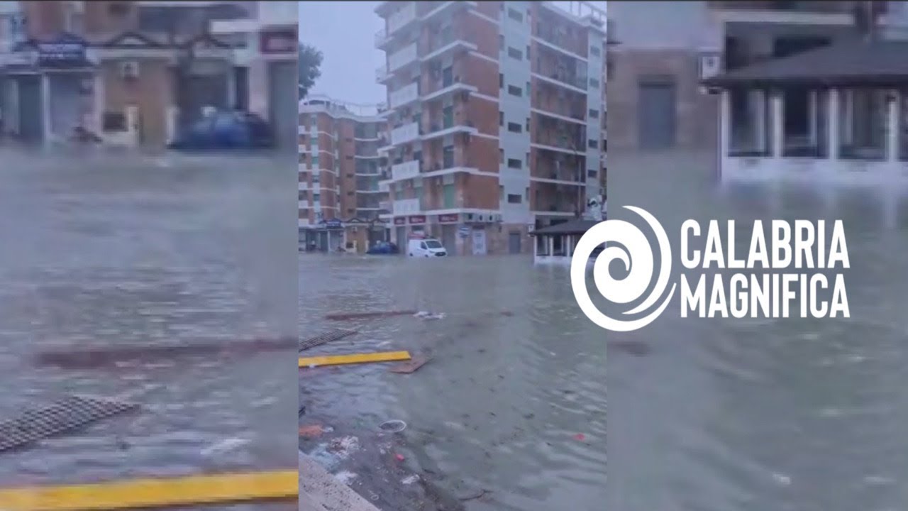 Maltempo in Calabria: il ciclone Harry ferisce la costa di Catanzaro