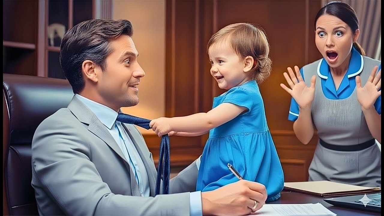 She Avoided Everyone Until the Billionaire CEO Walked In — And She Grabbed His Tie Like She Knew