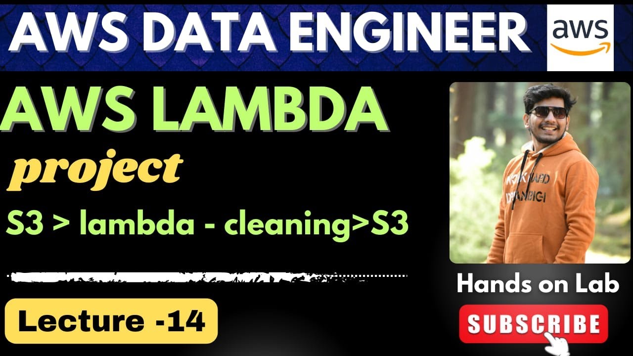 14. Практический проект по AWS Lambda | AWS Data Engineering