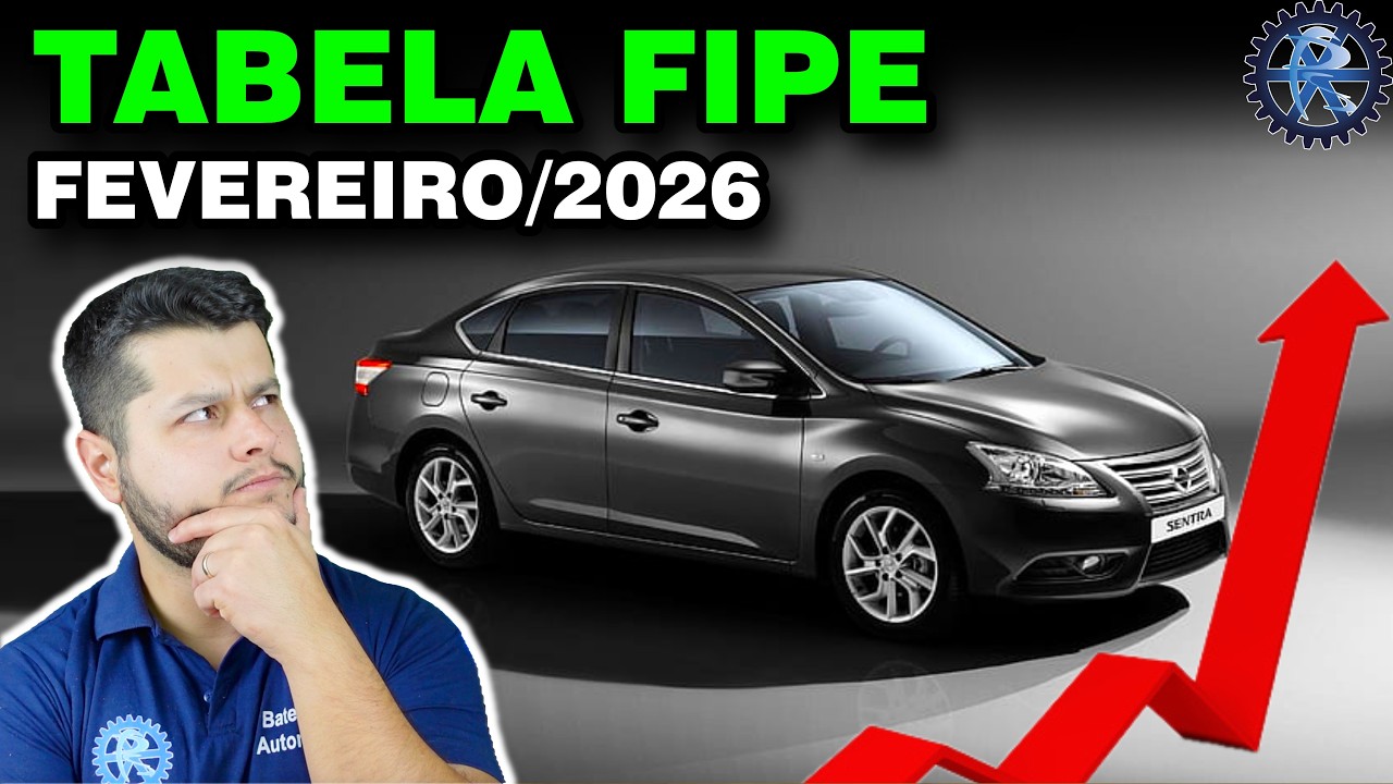 ⚠️ CARROS com MAIS DE 20 ANOS FICANDO CADA VEZ MAIS CAROS ⚠️ TABELA FIPE [FEVEREIRO/2026]