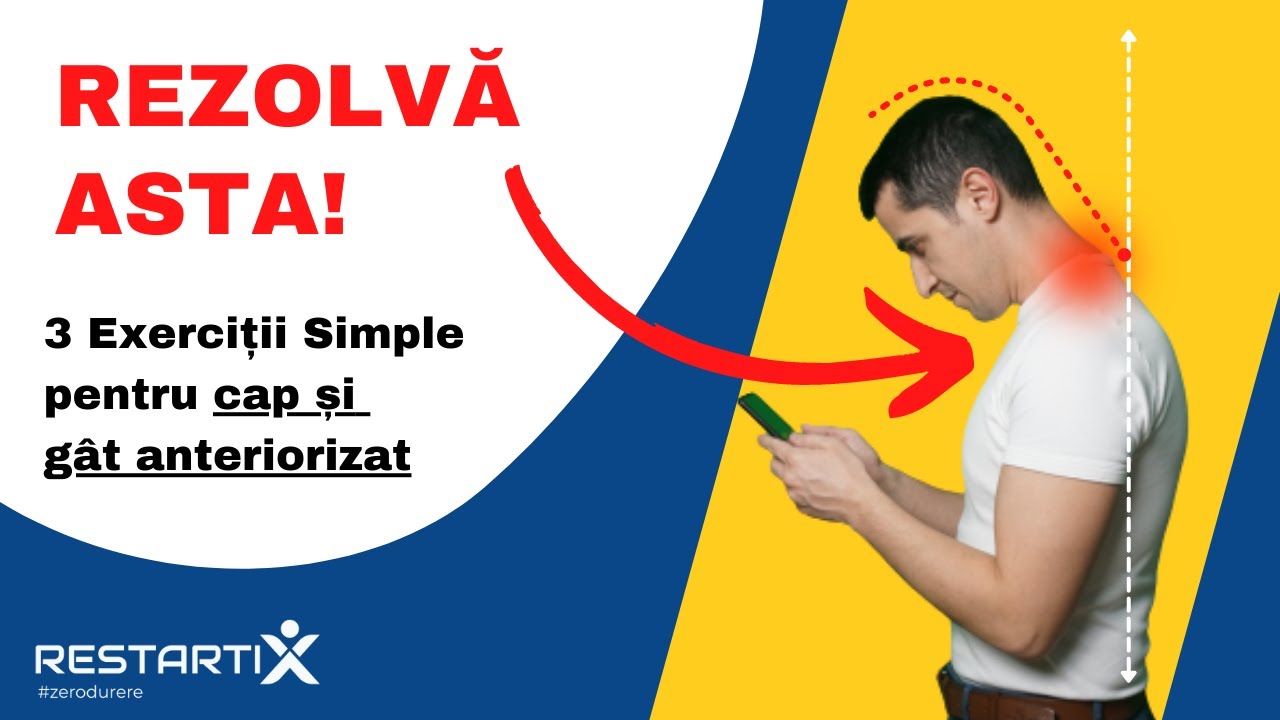 ALEXANDRU ILIE | 3 Exercitii pentru durerile date de Sindromul Cap Și Gât Aplecat spre Înainte