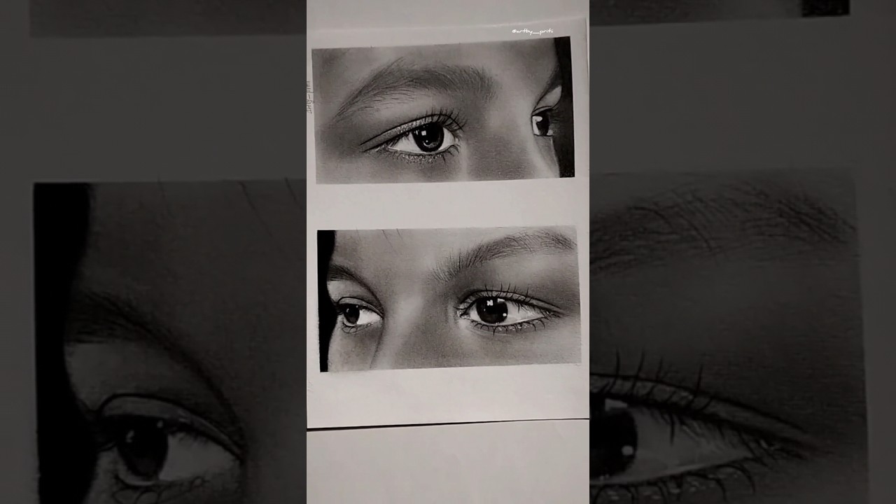 Graphite eyes drawing 🖤