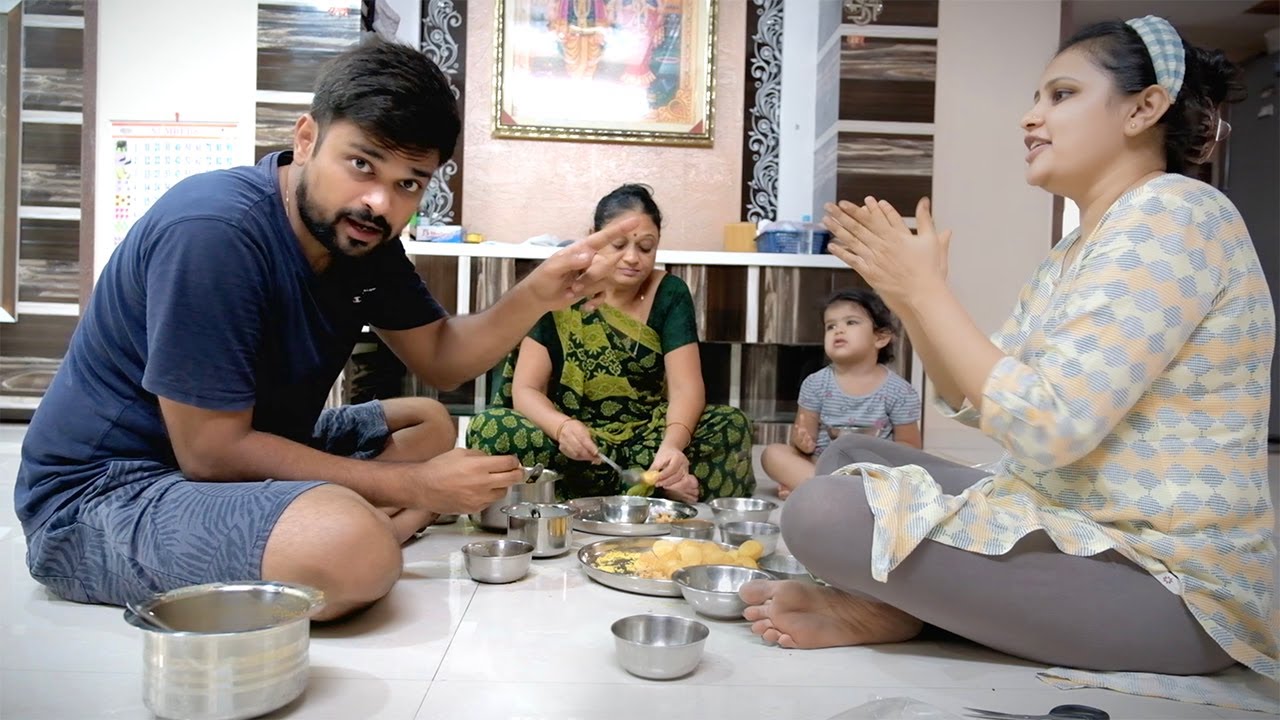 Pani Puri Challenge at home | She cheated !