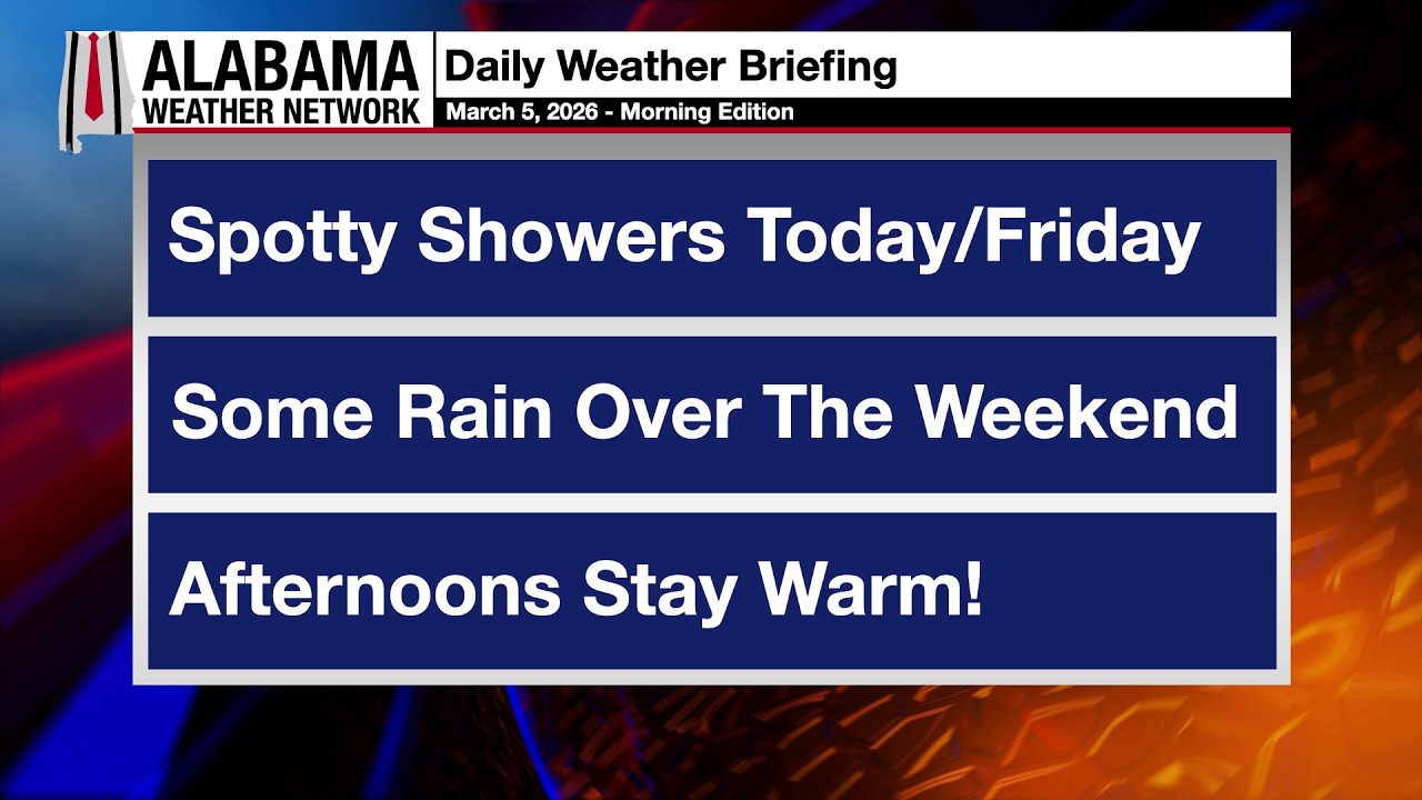 James Spann's Morning Briefing - Thursday 3.5.26