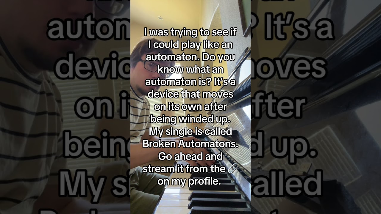 Trying to see if I can play like an automaton #automaton #expressivemusic #musicexpression