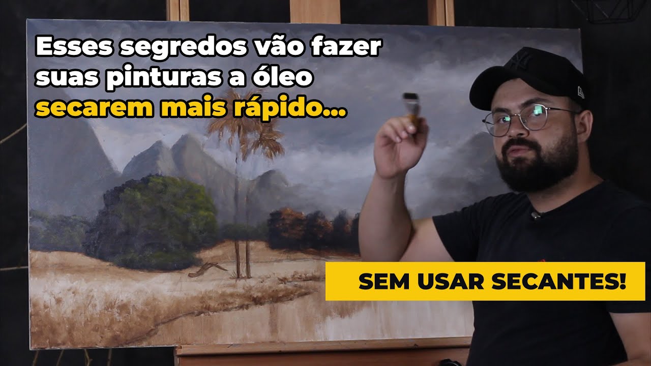 Como fazer a tinta a óleo secar mais rápido sem usar secantes
