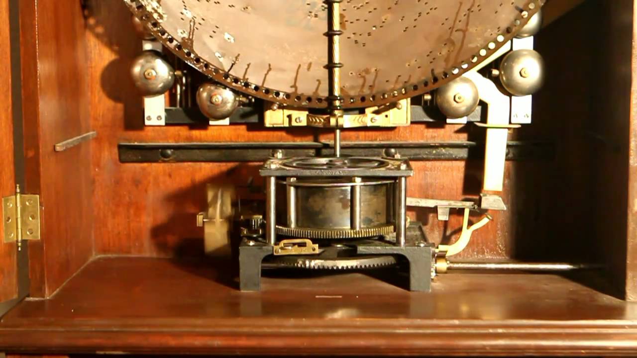 antique Kalliope musicbox 12 Bells 64,5cm (26