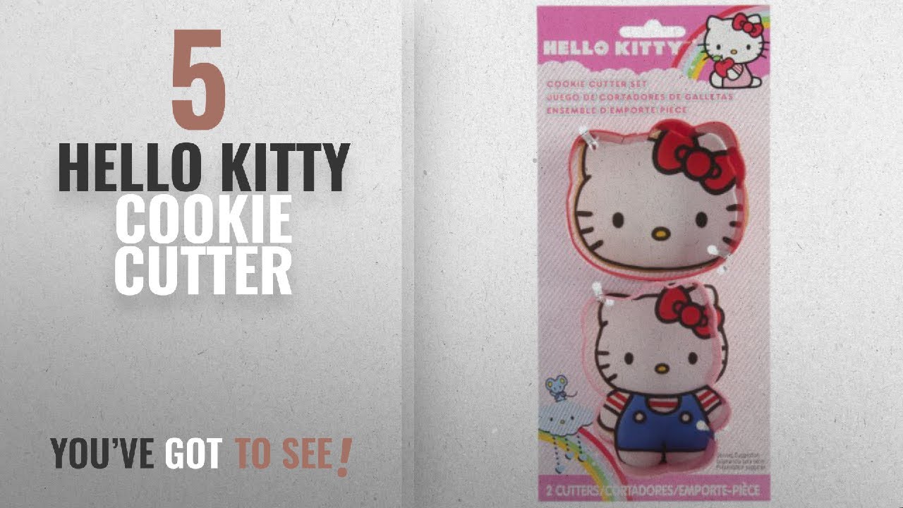 Best Hello Kitty Cookie Cutter [2018]: Wilton Hello Kitty 2-Piece Cookie Cutter Set