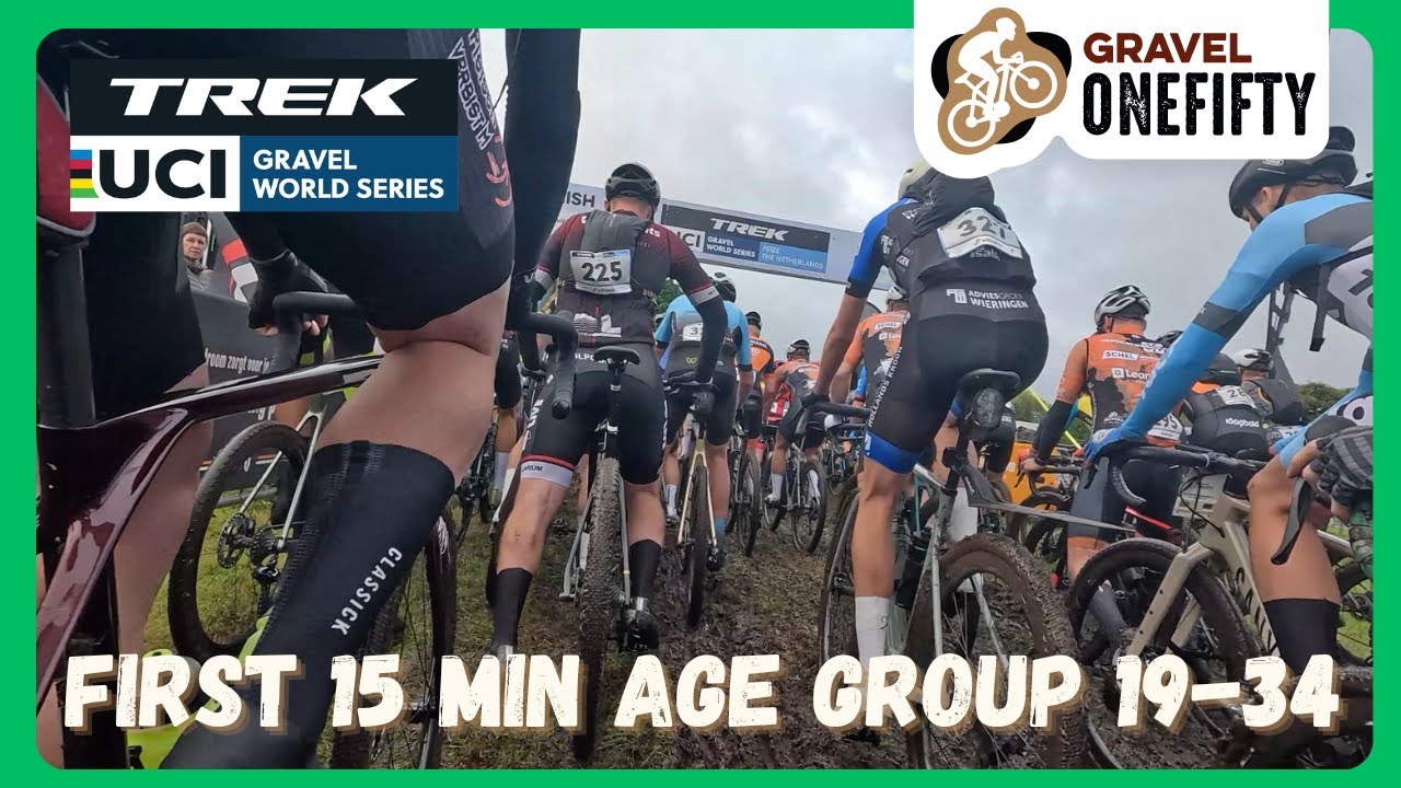 First 15 min  Trek UCI graval one Fifty age group 19-34 UNCUT 2024