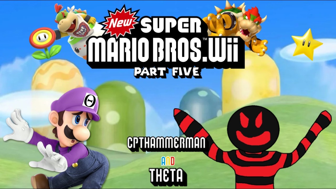 Sleepy Stars! New Super Mario Bros. Wii WITH Theta! Part 5