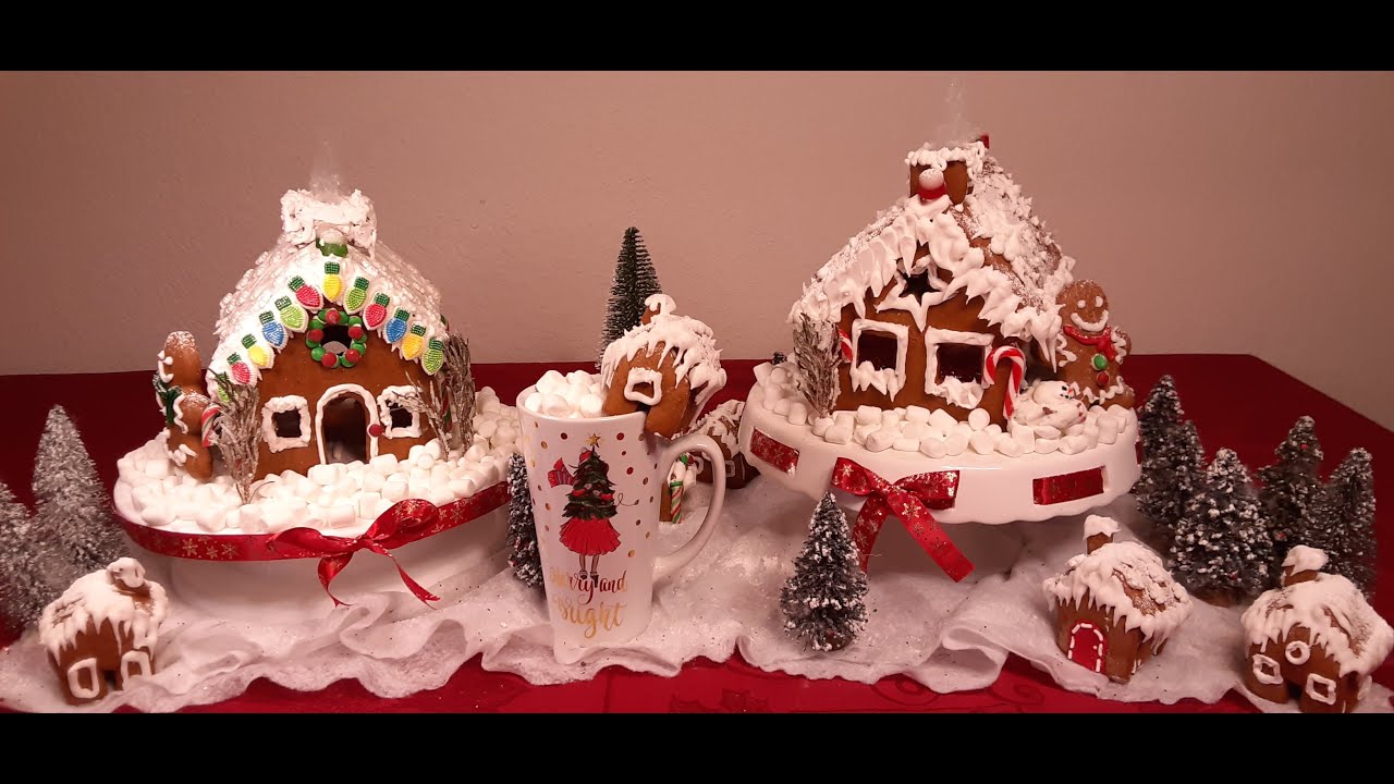 Gingerbread Houses And Mini Mug Gingerbread Houses