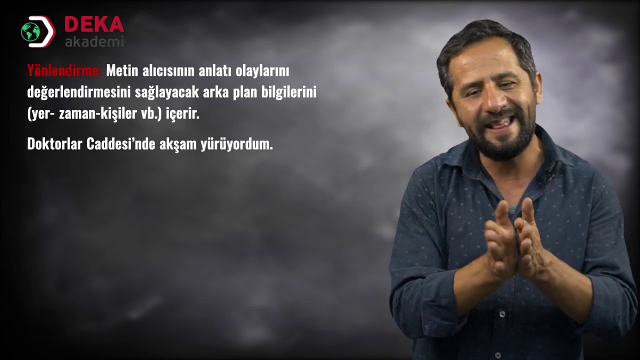 007 - Türkçe ÖABT - Dil Bilgisi ve Dil Bilimi - Anlatı Çözümlemeleri - Kadir Kısa