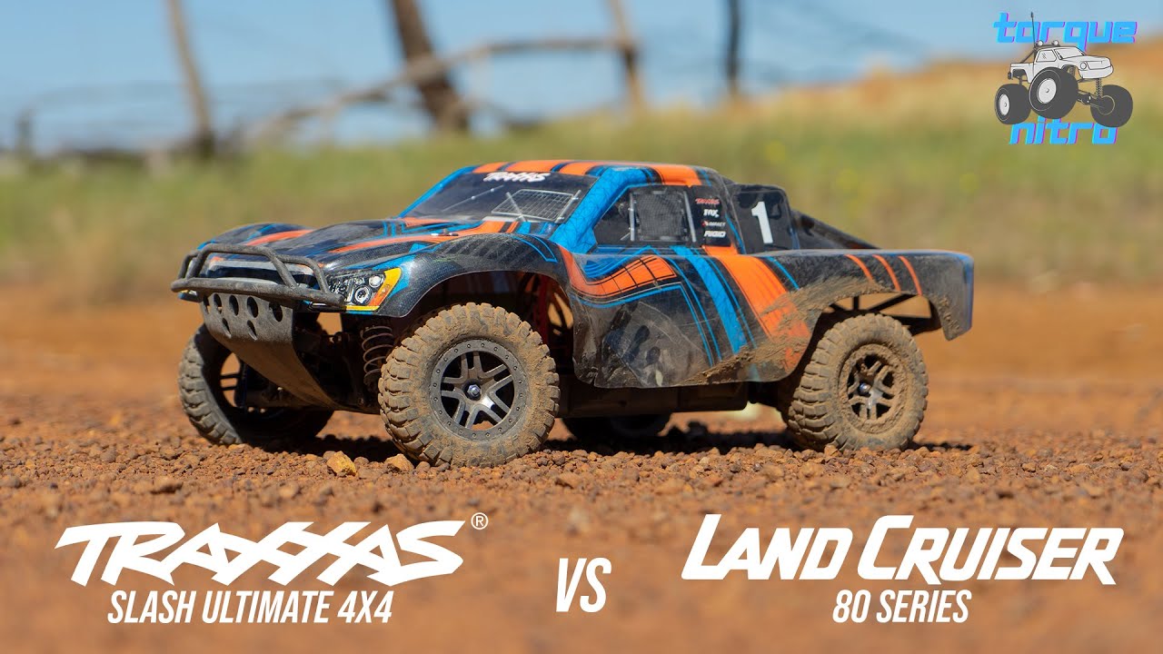 Traxxas Slash Ultimate 4x4 Vs Toyota Landcruiser 80 Series | Torque Nitro