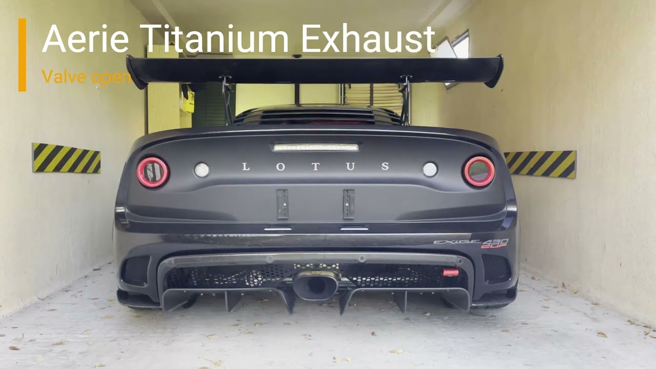 Full Titanium Exhaust by Aerie - Lotus Exige 430 CUP