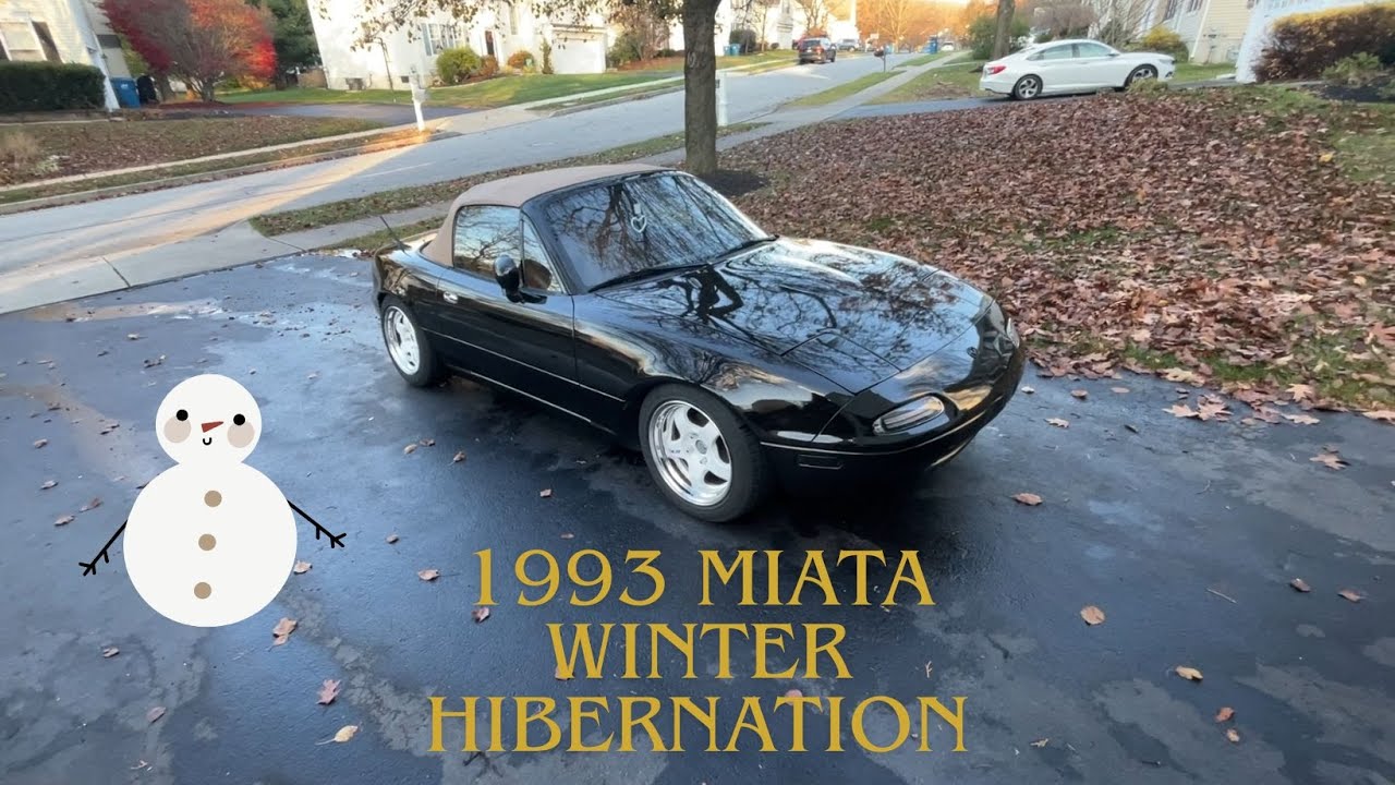 Put my NA Miata Away for Winter with Me