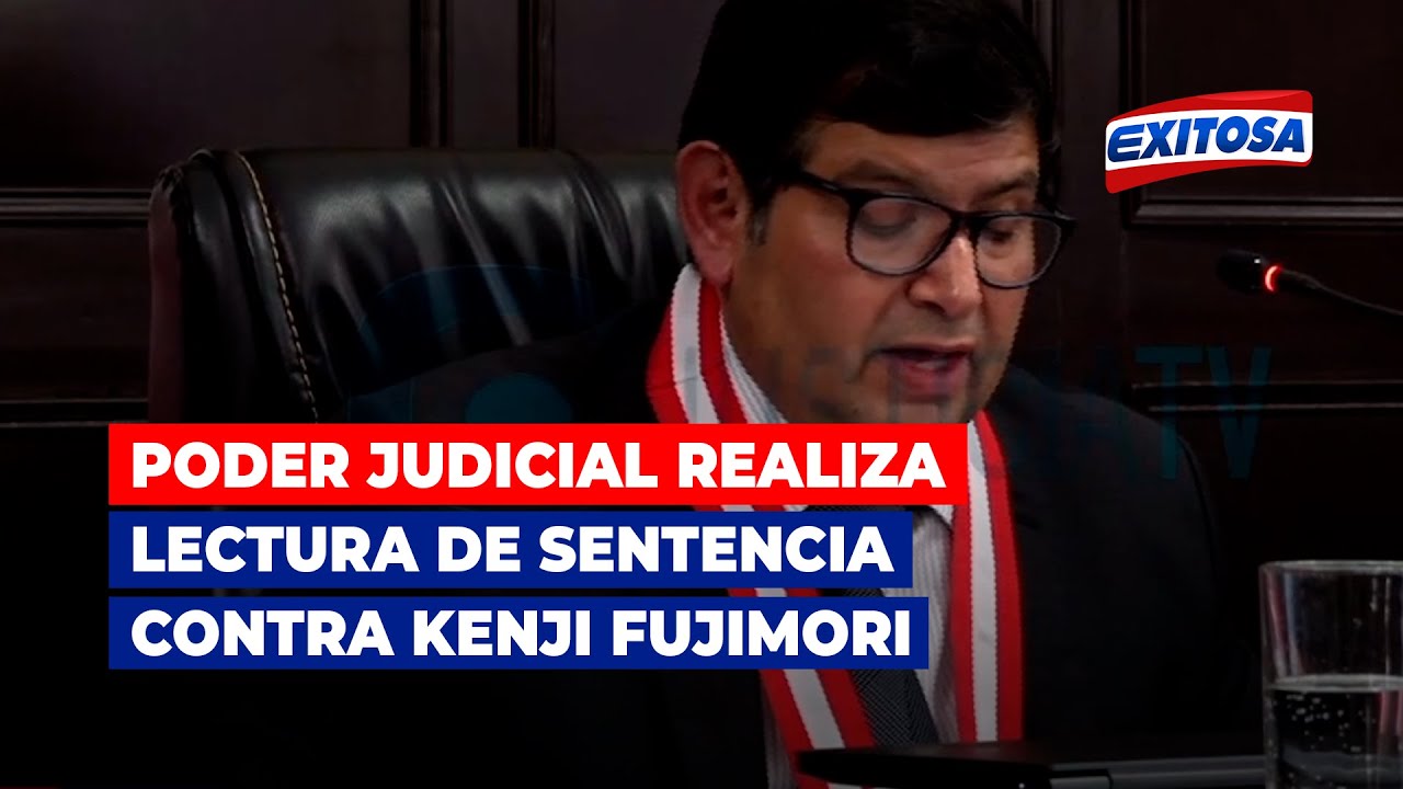 🔴🔵Sala Penal Especial de la Corte Suprema realiza lectura de sentencia contra Kenji Fujimori
