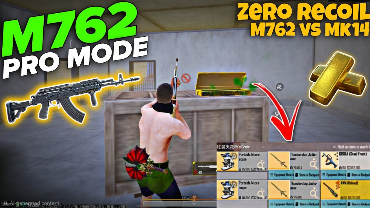 Play with Legendary M762 withoutArmor❌️| PUBG METRO ROYALE 
