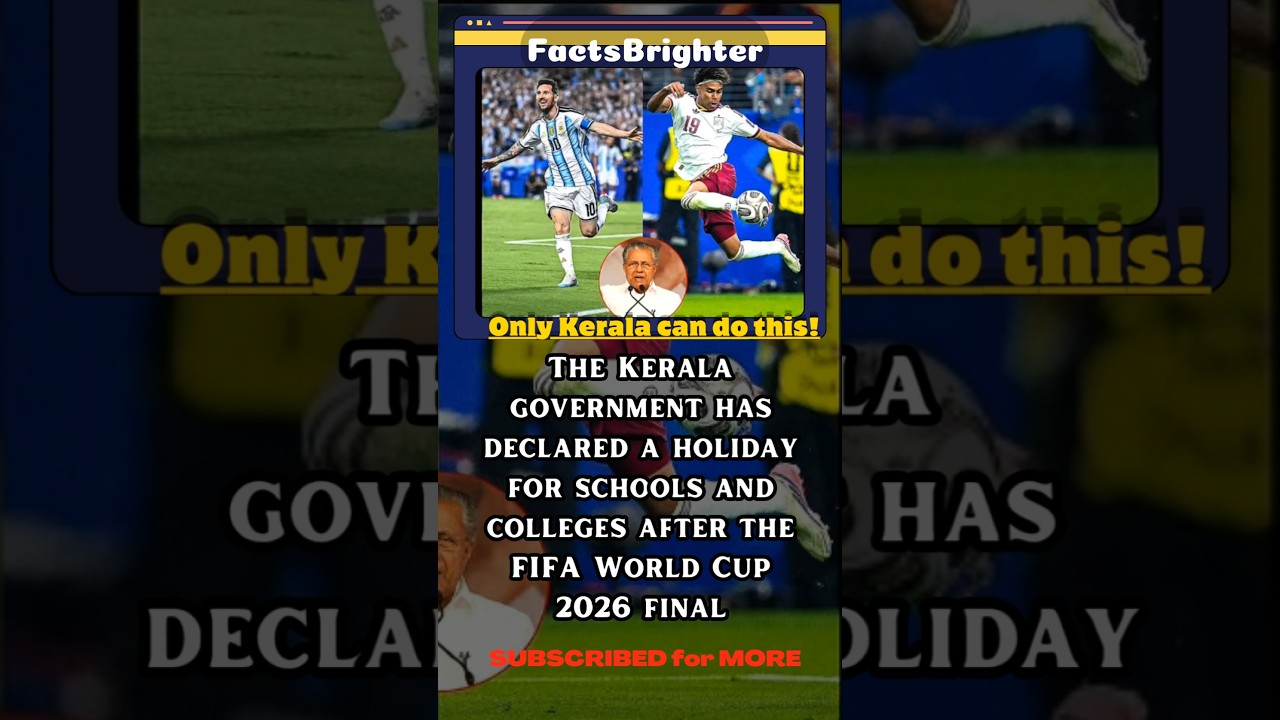 Kerala Declares Holiday for FIFA World Cup Final! ⚽🎉 #Shorts