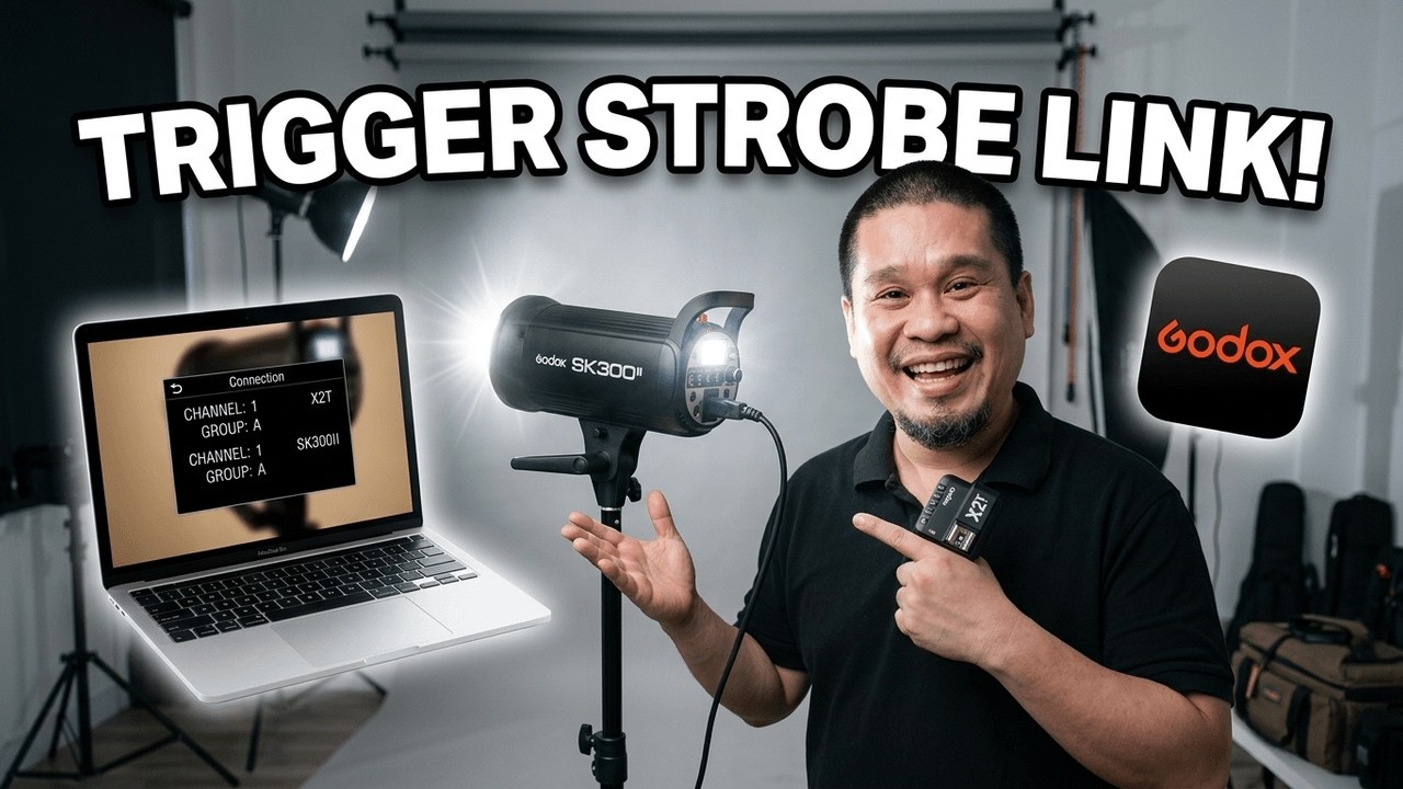 HOW TO CONNECT THE GODOX X2T TRIGGER TO THE GODOX SK 300 II