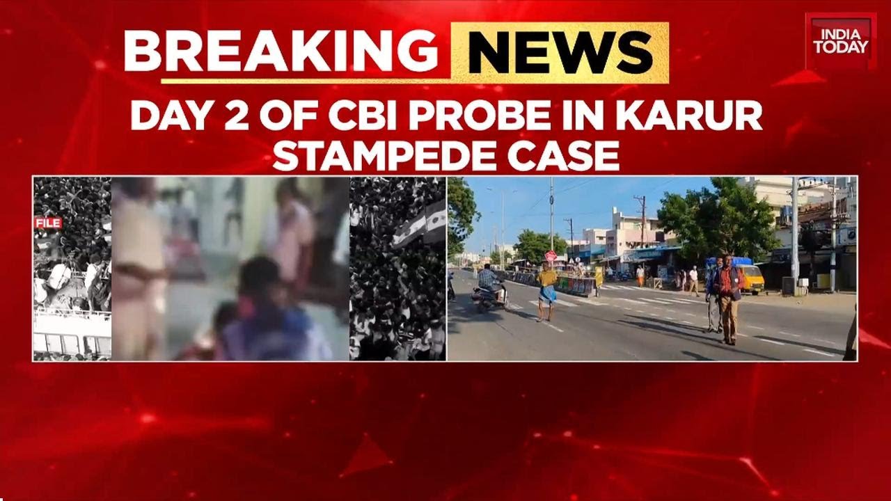 Karur Stampede News: CBI's Uses 3D Laser Scanners Map Stampede Site | Tamil Nadu News | India Today