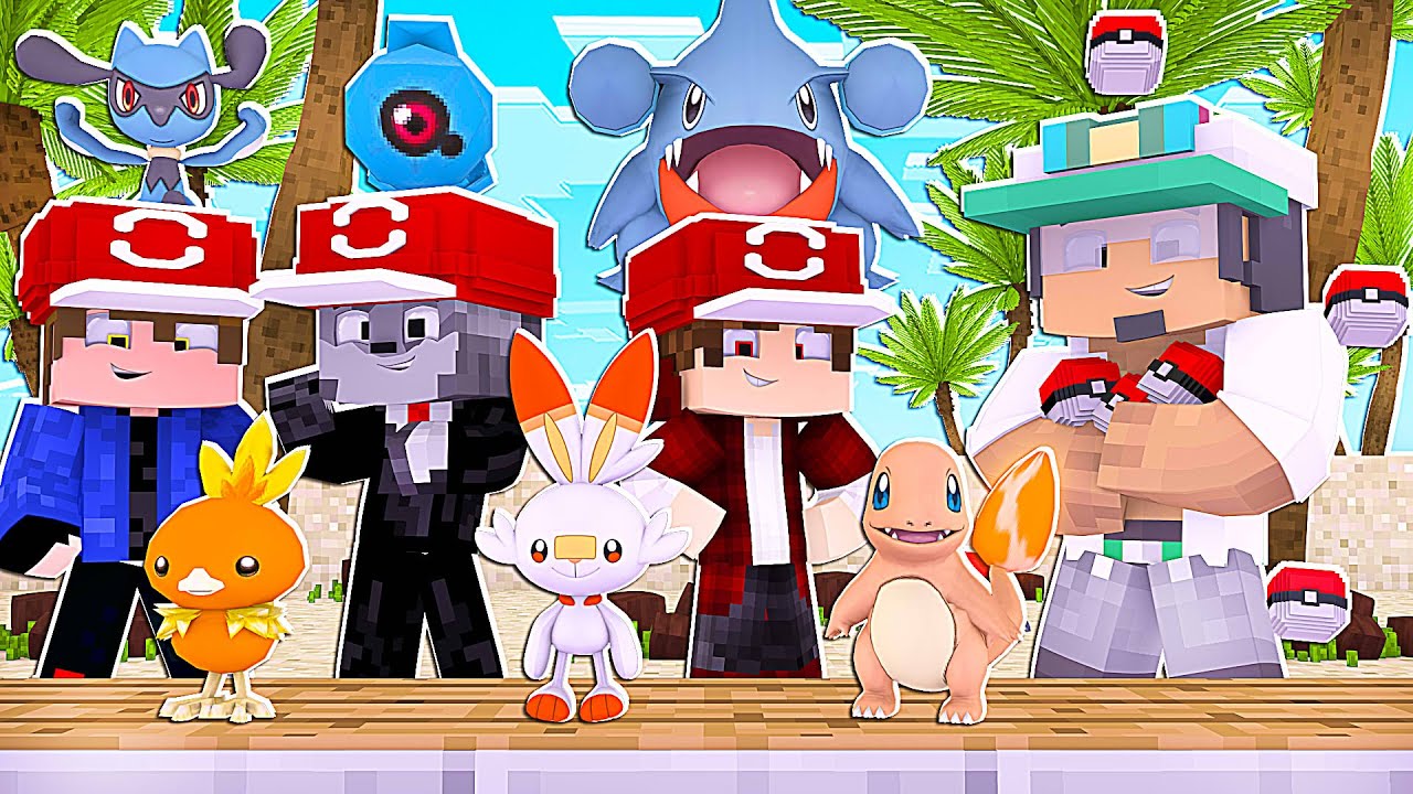 Minecraft : Pokémon Sol e Lua - GANHAMOS DOIS POKEMON INICIAL E UM SEMI-LENDÁRIO DE INICIAL! EP 1