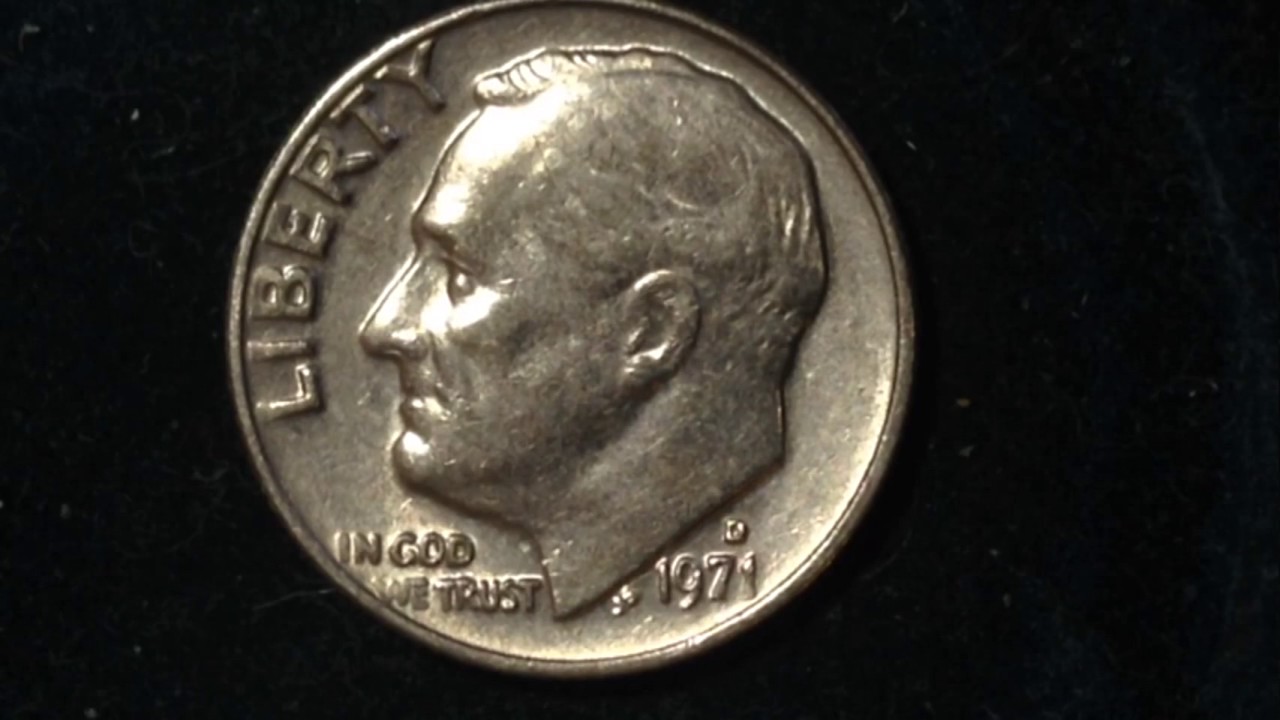 1971 D Roosevelt Dime (Mintage 378 Million)