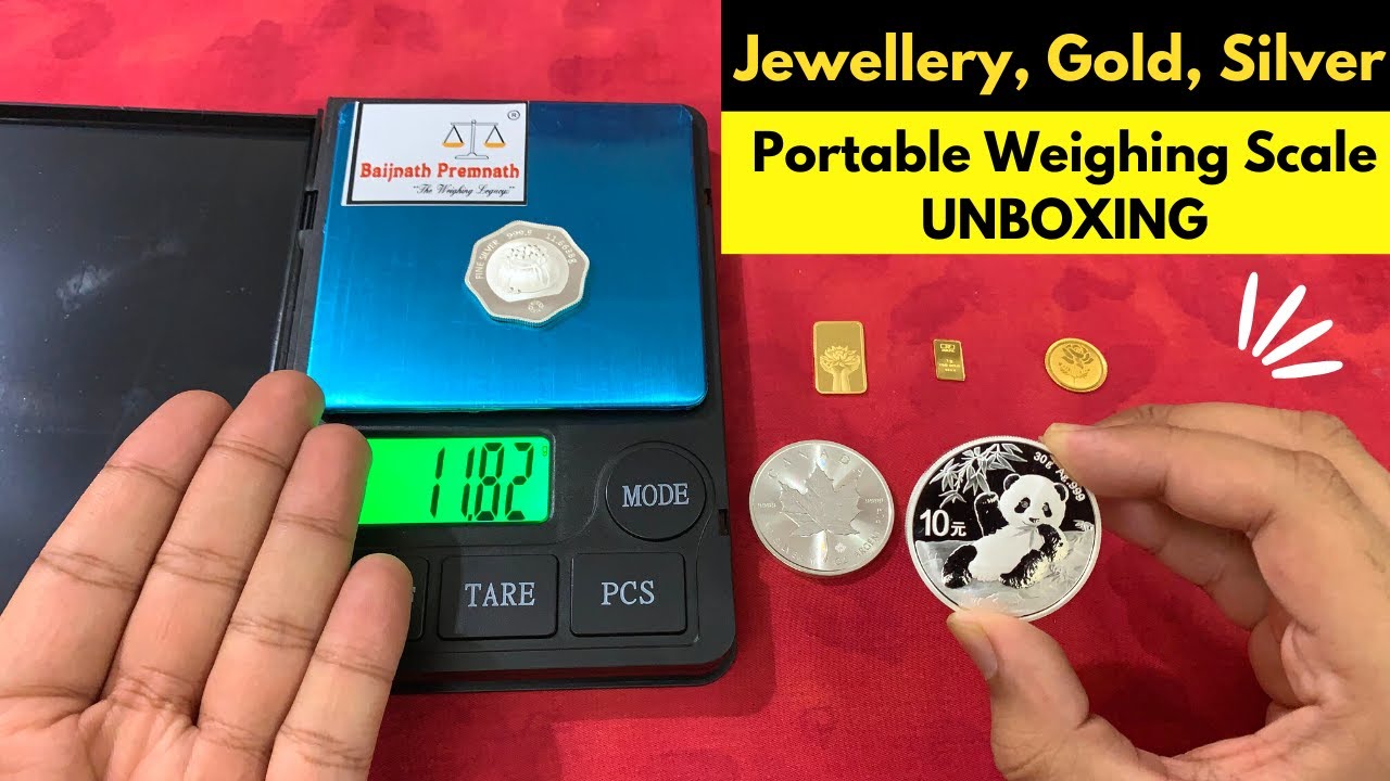 Unboxing Baijnath Premnath Jewelry/Bullion Weighing Digital Scale - High Precision Weighing Scale
