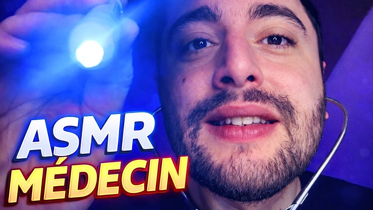 ASMR Français - Roleplay examen des nerfs crâniens - Rp Médecin 