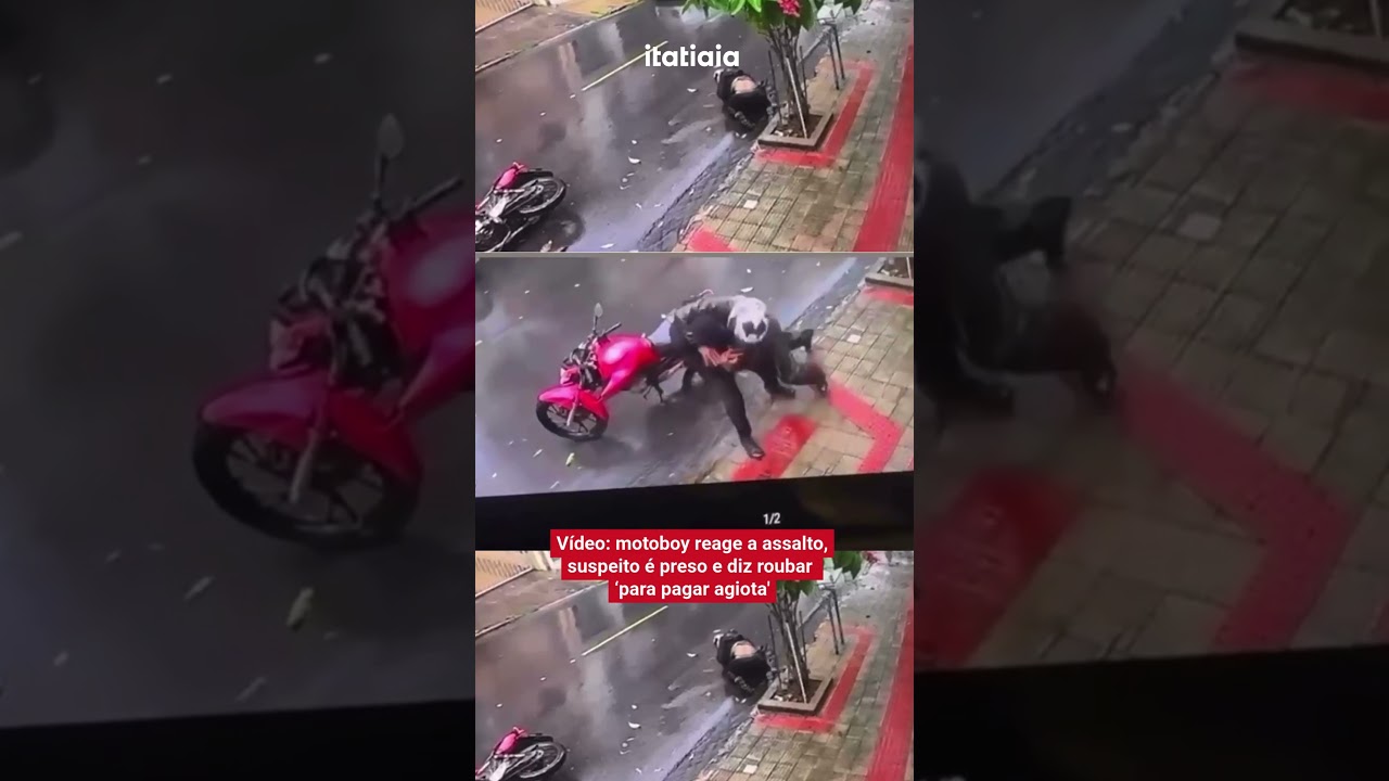 MOTOBOY REAGE A ASSALTO, SUSPEITO &Eacute; PRESO E DIZ ROUBAR 'PARA PAGAR AGIOTA'