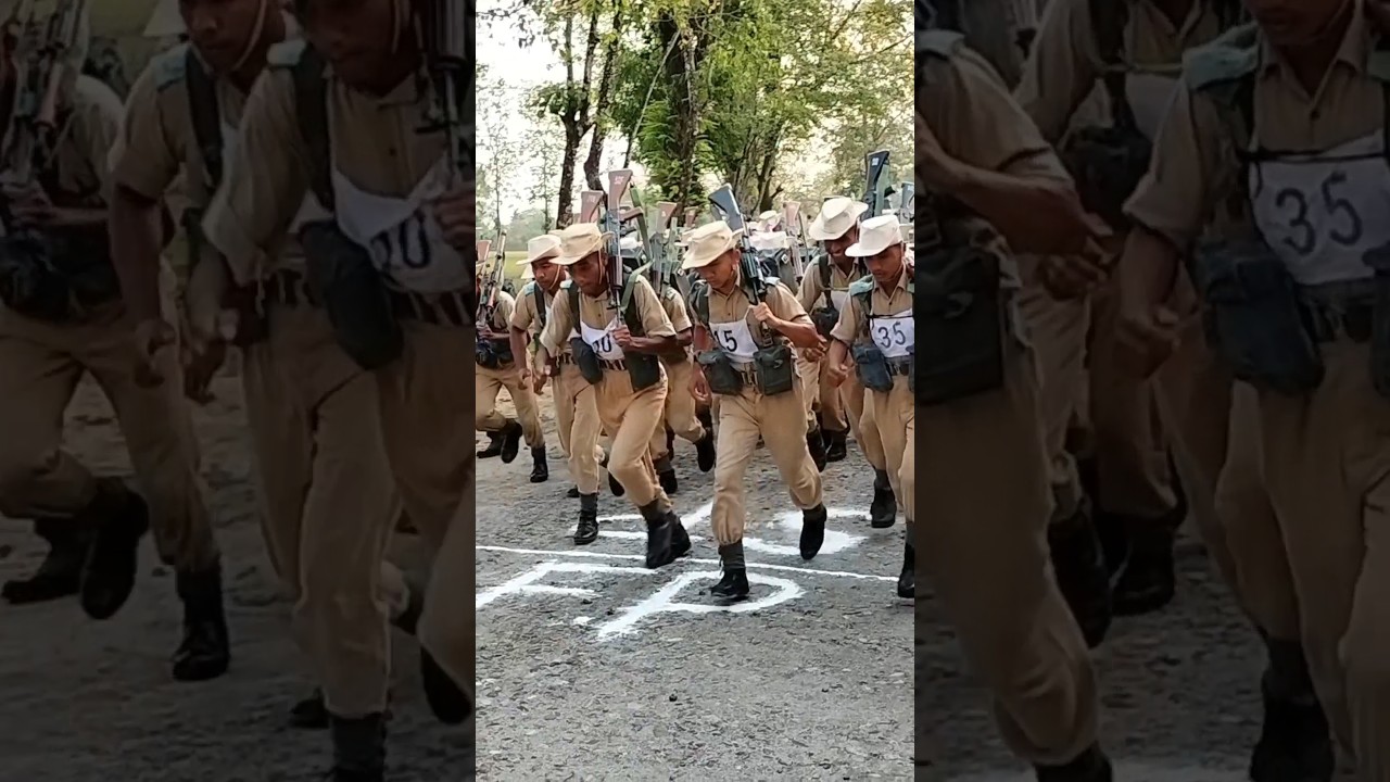 Training video of Assam Police #mh_axom #abconstable #obstacles #basictraining #physicaltraining