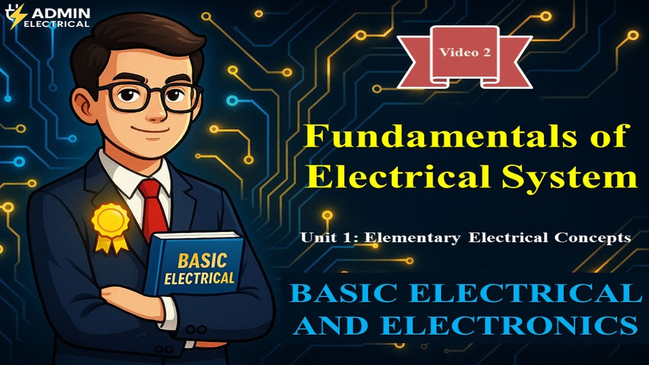 Fundamentals of Electrical System | Current, Voltage, Power & Energy Explained | Unit 1| BEEE  V1|