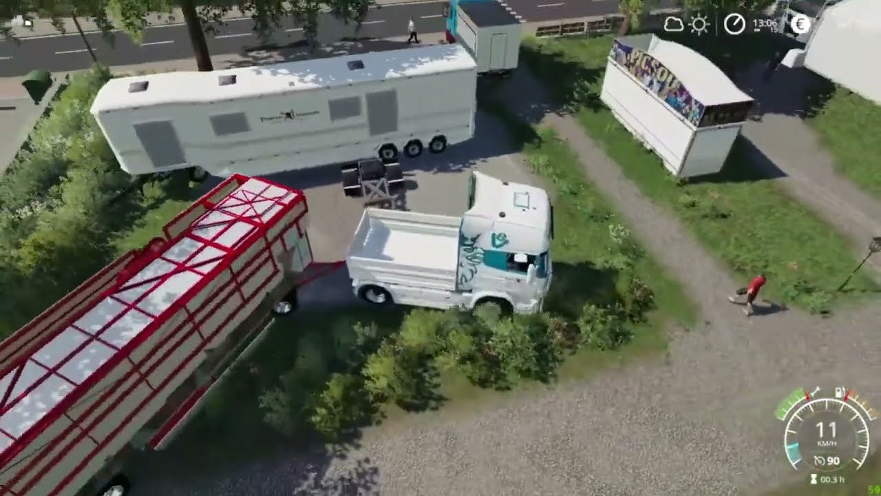 Kirmes aufbau im LS19