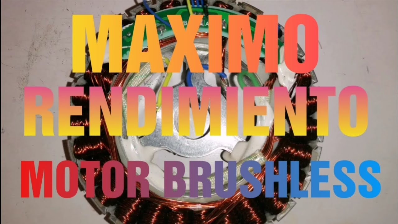 🛴 MÁXIMO RENDIMIENTO MOTOR BRUSHLESS, Cuantos Amperios se puede dar al motor.