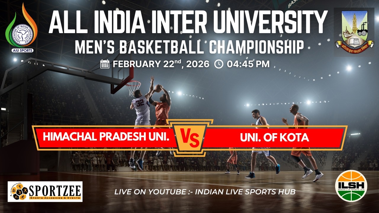 HIMACHAL PRADESH UNI. VS UNI. OF KOTA || All India Inter University Men’s 🏀 Championship