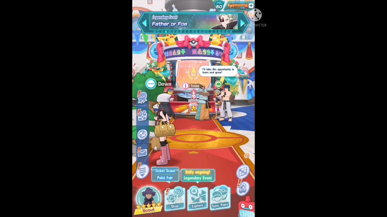 (Day 7) Trying the 10 Free Sync Pair Scout in Pok&eacute;mon Masters