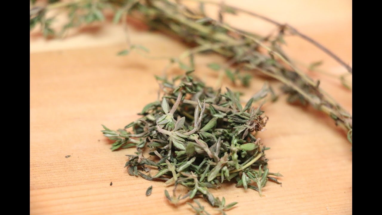 How to Separate Thyme Leaves from Stem- FAST!