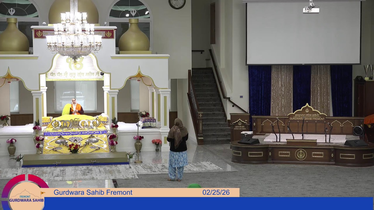 Gurdwara Sahib Fremont Morning Diwan 2026-02-25
