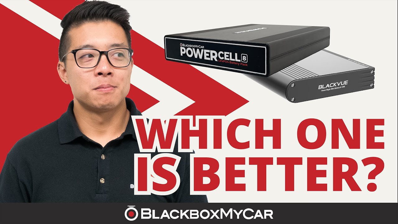 Which Battery Pack to Use? | BlackboxMyCar PowerCell 8 vs. BlackVue B-130X Battery | BlackboxMyCar