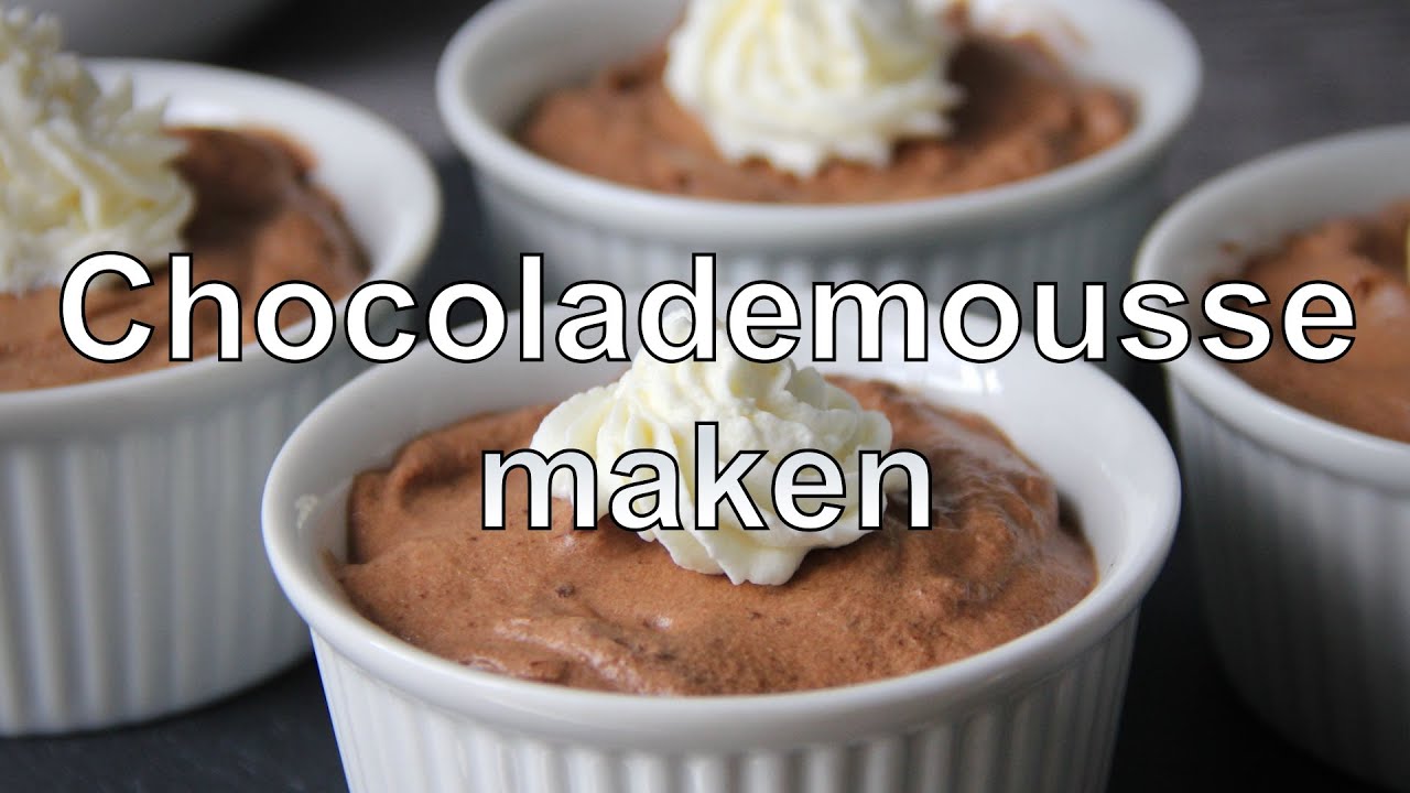 Chocolademousse maken