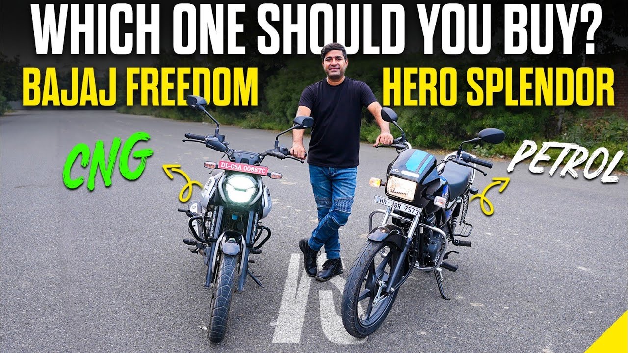 Bajaj Freedom 125 CNG vs Hero Splendor | CNG Vs Petrol Bike | Bike Comparison | Times Drive
